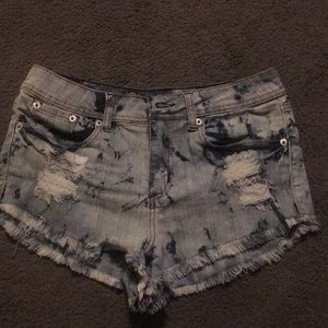 Tie dye shorts
